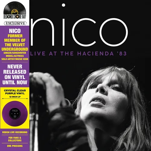Nico - Live At The Hacienda '83 vinyl record cover