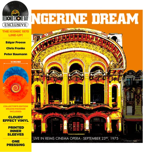 Tangerine Dream - Live At Reims Cinema Opera (Sept. 23rd 1975) vinyl record cover