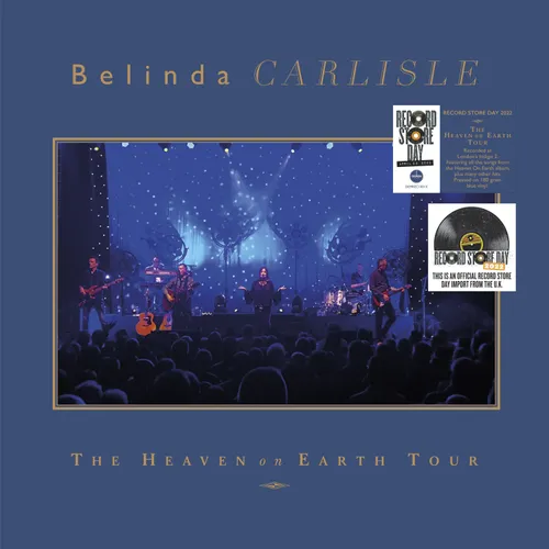 Belinda Carlisle - The Heaven on Earth Tour vinyl record cover
