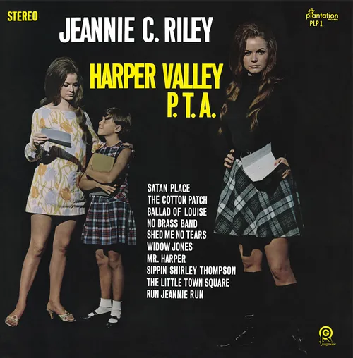Jeannie Riley  C - Harper Valley P.T.A. vinyl record cover