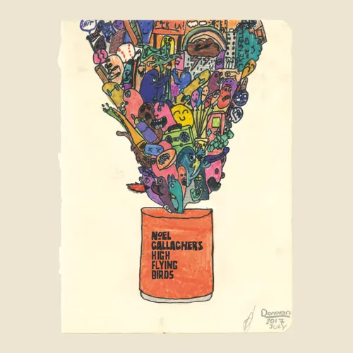 Noel Gallagher's High Flying Birds - Magic Secrets 2022 vinyl record cover