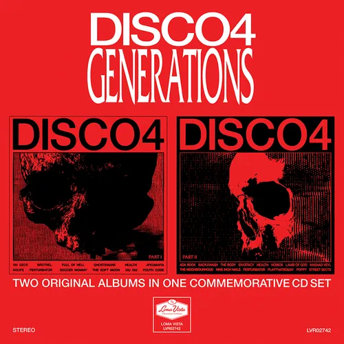 HEALTH - GENERATIONS EDITION DISCO4 :: PART I and DISCO4 :: PART II vinyl record cover
