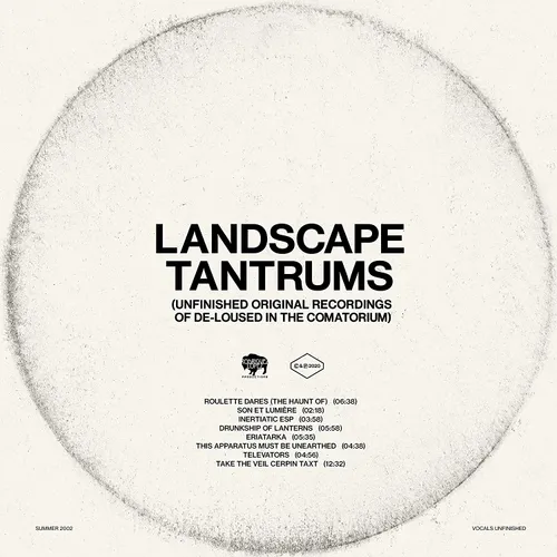 The Mars Volta - Landscape Tantrums - Unfinished Original Recordings Of De-Loused In The Comatorium vinyl record cover