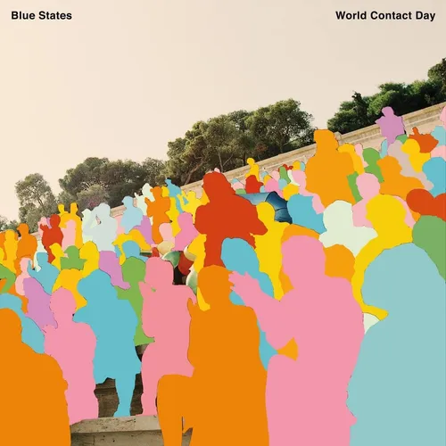 Blue States - World Contact Day vinyl record cover