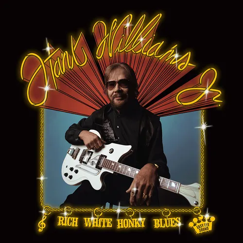 Hank Williams Jr. - Rich White Honky Blues vinyl record cover