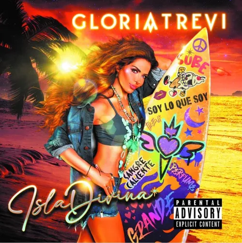 Gloria Trevi - Isla Divina vinyl record cover