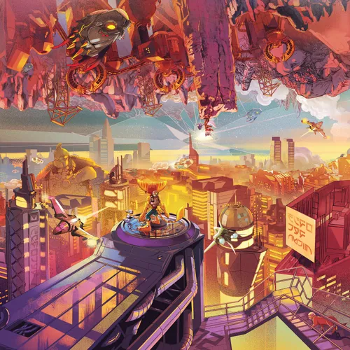 Mark Mothersbaugh &amp; Wataru Hokoyama - Ratchet & Clank: Rift Apart (Original Soundtrack) vinyl record cover
