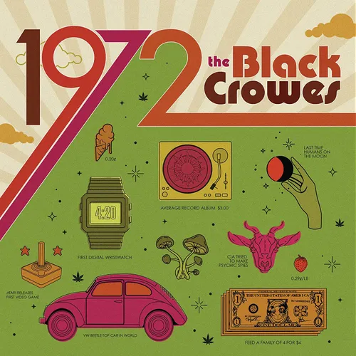 Black Crowes - 1972 vinyl record cover