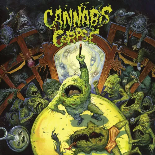 Cannabis Corpse - The Weeding vinyl record cover