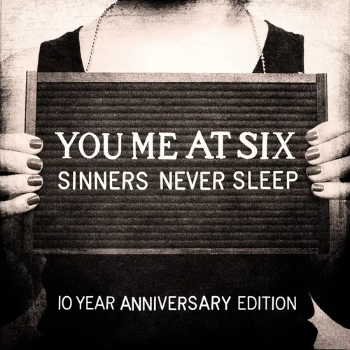 You Me At Six - Sinners Never Sleep: 10th Anniversary vinyl record cover