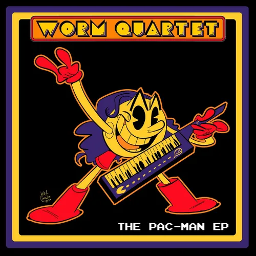 Worm Quartet - The Pac-Man EP vinyl record cover