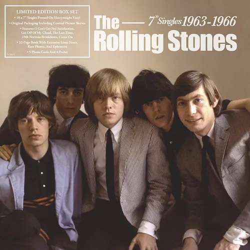 The Rolling Stones - The Rolling Stones Singles 1963-1966 vinyl record cover