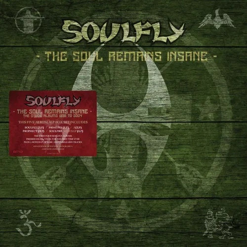Soulfly - The Soul Remains Insane: The Studio Albums 1998 to 2004 vinyl record cover