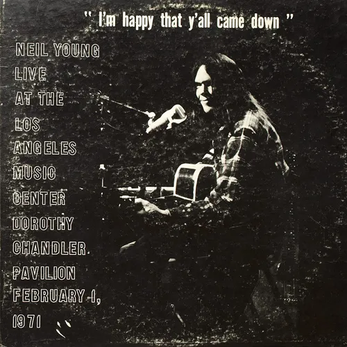 Neil Young - Dorothy Chandler Pavilion 1971 vinyl record cover