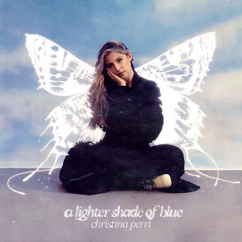 Christina Perri - a lighter shade of blue vinyl record cover