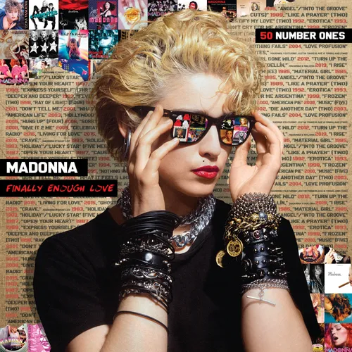 Madonna - Finally Enough Love: 50 Number Ones vinyl record cover