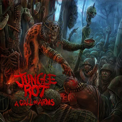 Jungle Rot - A Call To Arms vinyl record cover