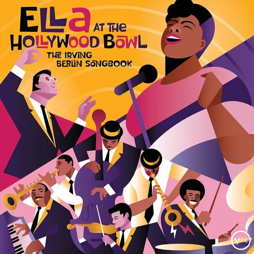 Ella Fitzgerald - Ella At The Hollywood Bowl: The Irving Berlin Songbook vinyl record cover