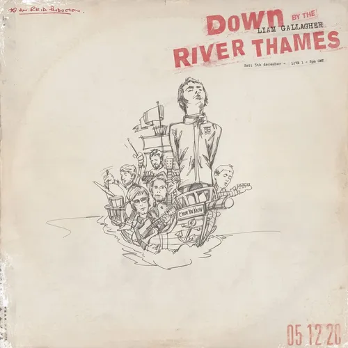 Liam Gallagher - Down By The River Thames vinyl record cover