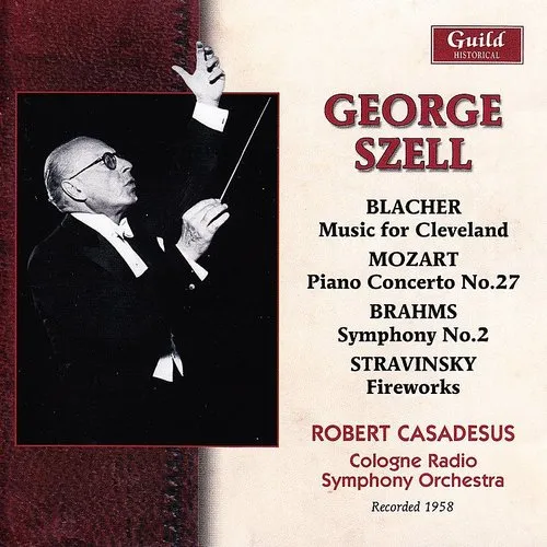Blacher / Mozart / Brahms - George Szell-Blacher Mozart Etc. 1958 vinyl record cover