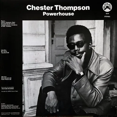 Chester Thompson - Powerhouse (Blk) vinyl record cover