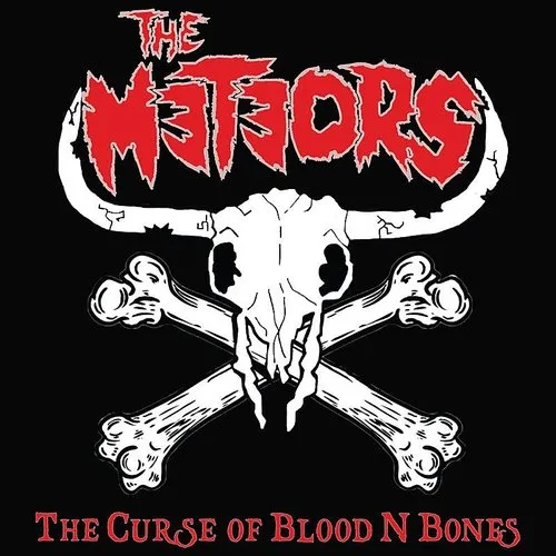 Meteors - Curse Of Blood N Bones (Red Vinyl) vinyl record cover