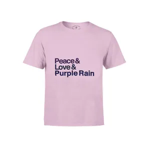 peace love and purple rain t-shirt