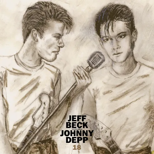 Jeff Beck and Johnny Depp - 18 vinyl record cover