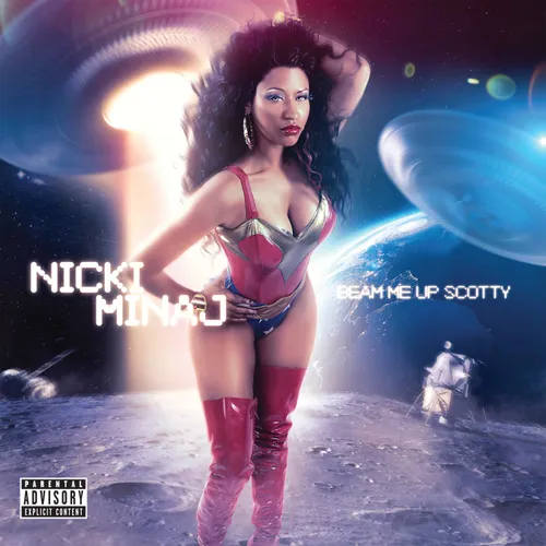 Nicki Minaj - Beam Me Up Scotty vinyl record cover