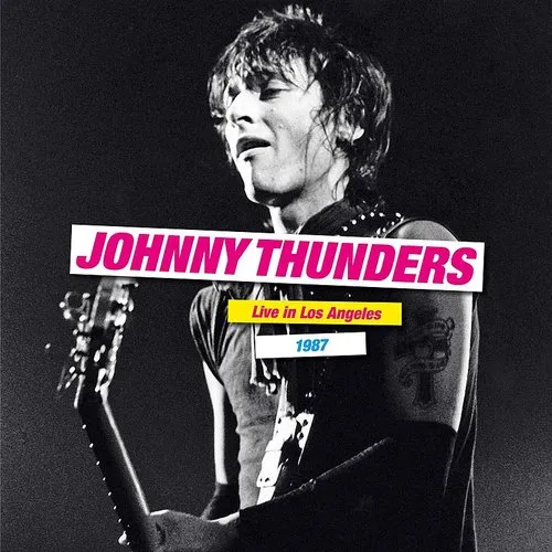 Johnny Thunders - Live In Los Angeles 1987 vinyl record cover