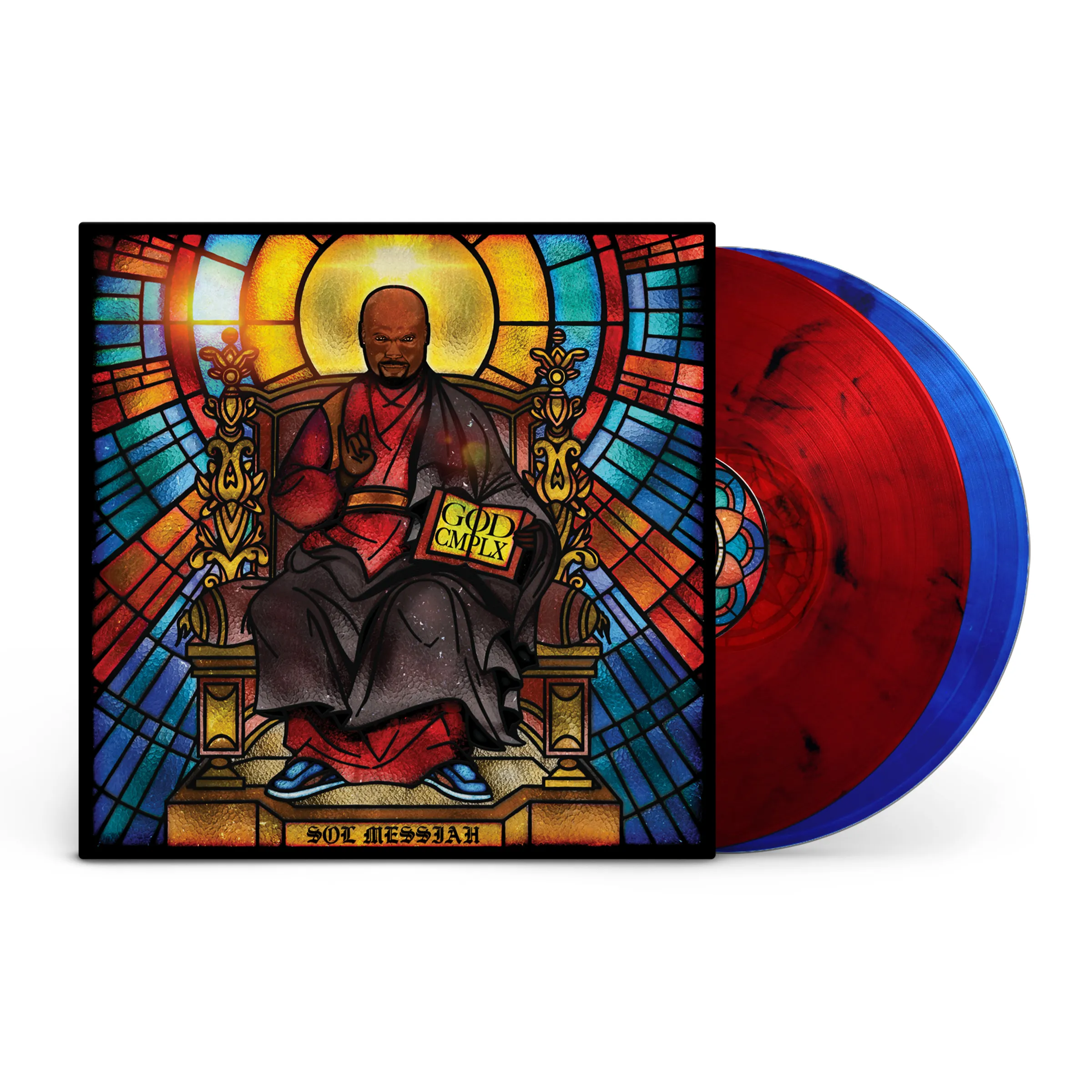 Sol Messiah - GOD CMPLX [Red & Black Marbled / Blue & Black Marbled 2LP ...