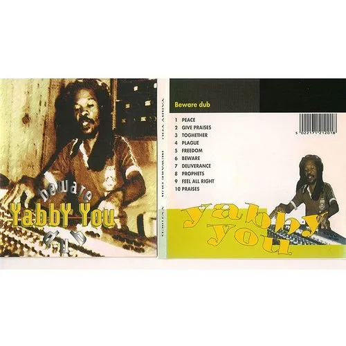 Yabby You - Beware Dub vinyl record cover
