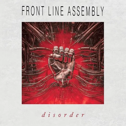 Front Line Assembly - Disorder (Red & Black Splatter) (Blk) vinyl record cover