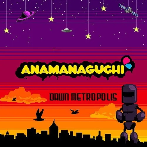 Anamanaguchi - Dawn Metropolis (Orange/Maroon/Purple Vinyl) vinyl record cover