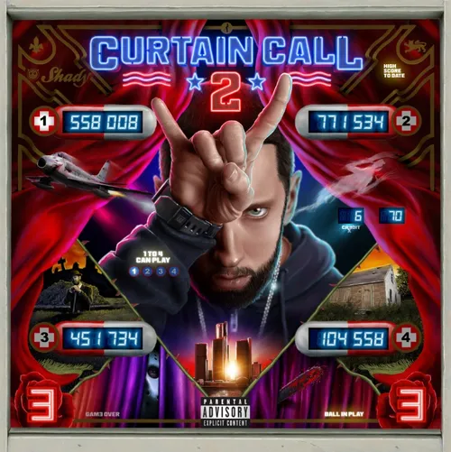 Eminem - Curtain Call 2 vinyl record cover