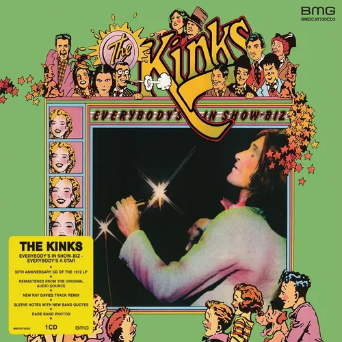 The Kinks - Everybody’s In Show-Biz – Everybody’s A Star: 50th Anniversary Edition vinyl record cover