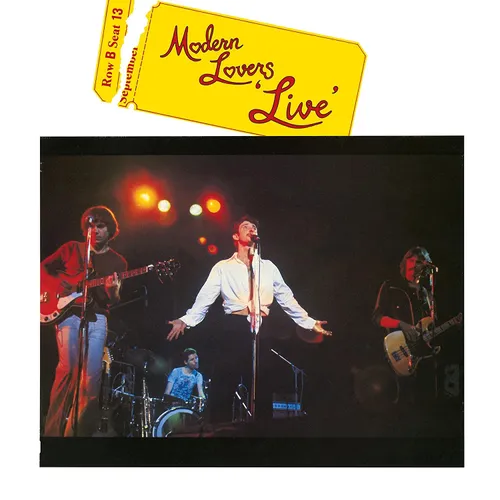 Jonathan Richman & The Modern Lovers - Modern Lovers 'Live' vinyl record cover