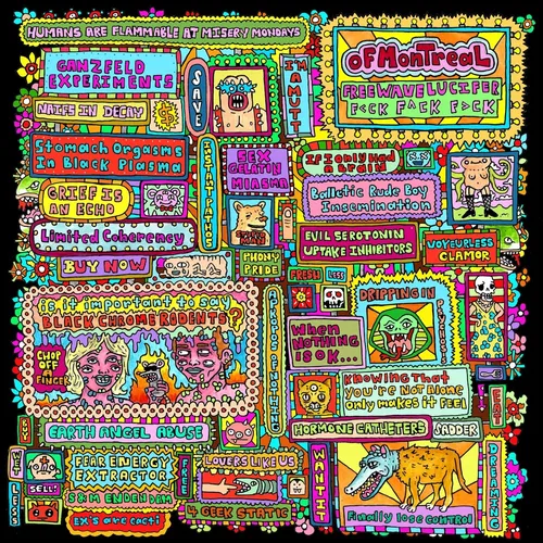 Of Montreal - Freewave Lucifer f-ck f-ck f-ck vinyl record cover