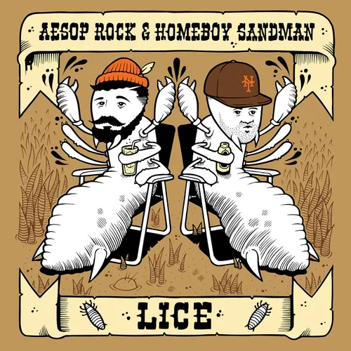 Lice (Aesop Rock & Homeboy Sandman) - Lice EP vinyl record cover