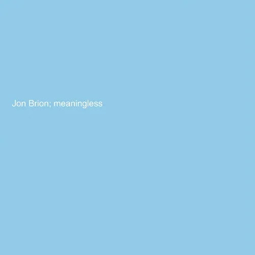 Jon Brion - Meaningless vinyl record cover