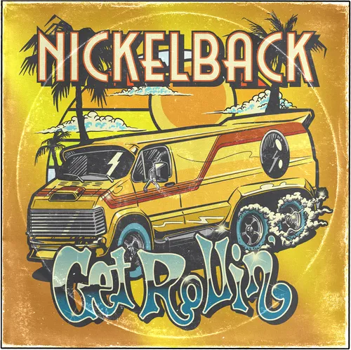 Nickelback - Get Rollin' vinyl record cover