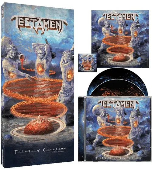 Testament - Titans Of Creation - Video Album vinyl record cover