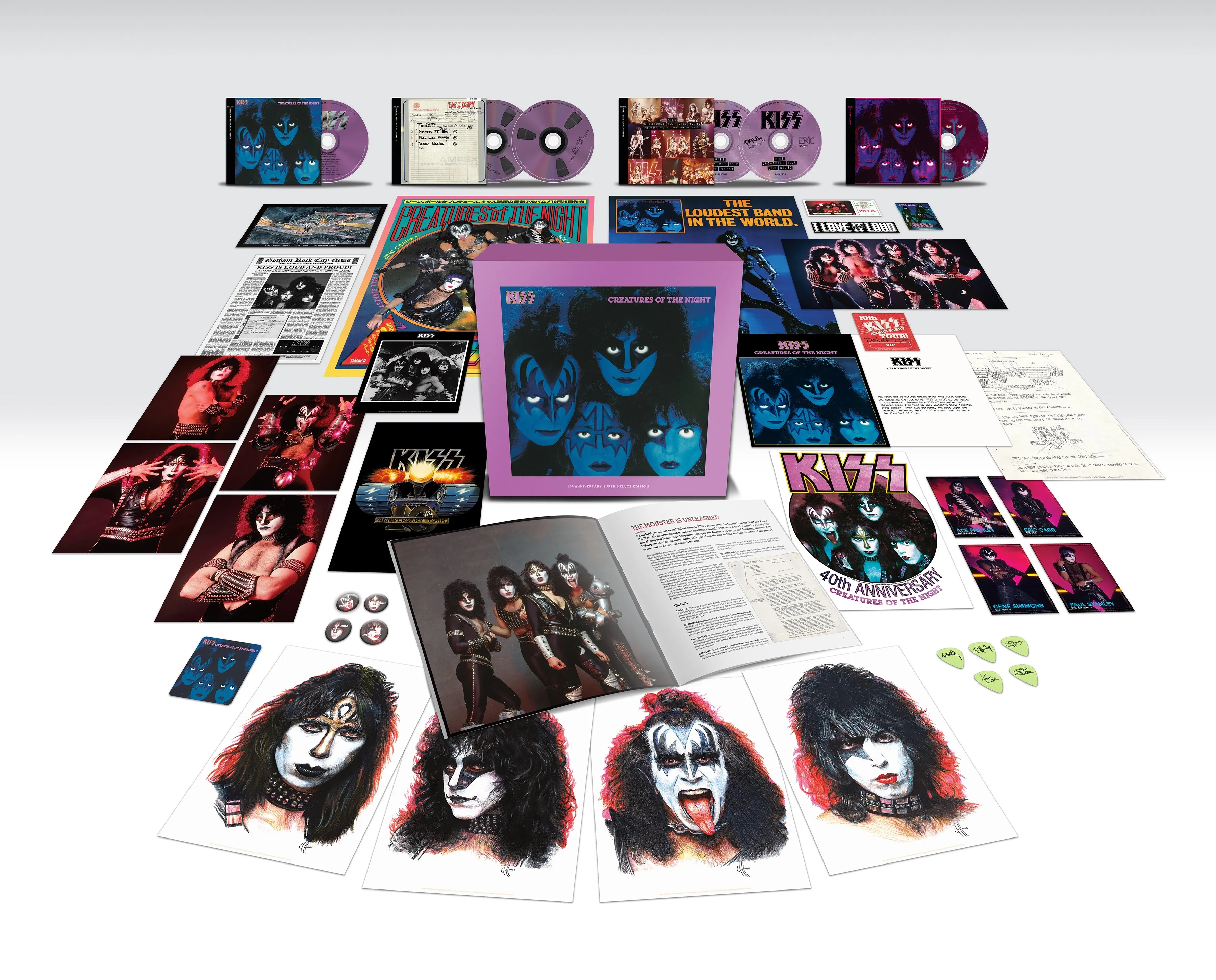 KISS - Creatures Of The Night: 40th Anniversary [Super Deluxe 5 CD 