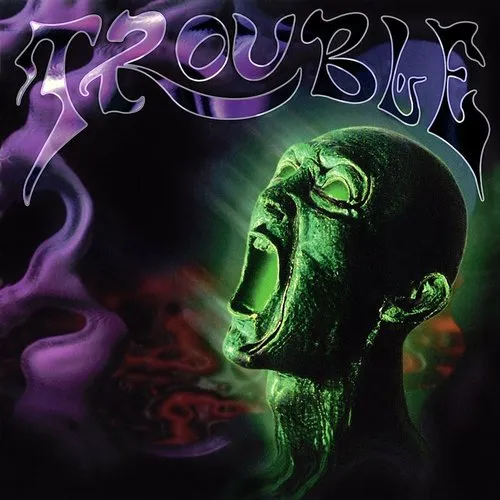 Trouble - Plastic Green Head vinyl record cover