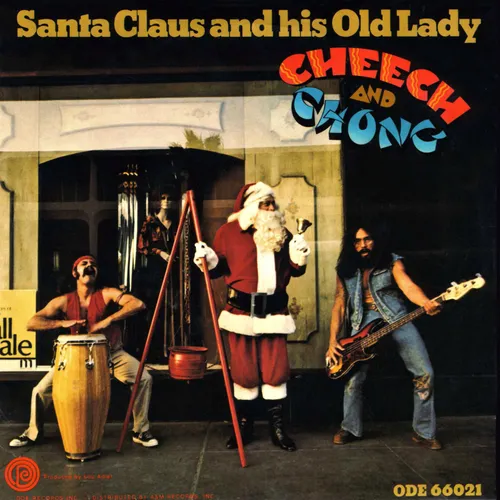 Cheech & Chong - Santa Claus and His Old Lady vinyl record cover