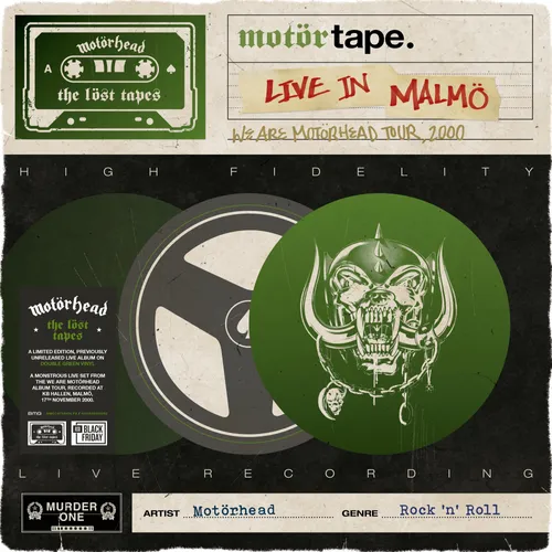 Motörhead - The Lost Tapes Vol.3 (Live in Malmo 2000) vinyl record cover