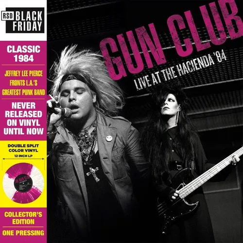 Gun Club - Live At The Hacienda '84 vinyl record cover