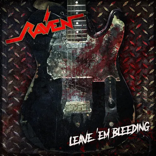 Raven - Leave 'em Bleeding vinyl record cover