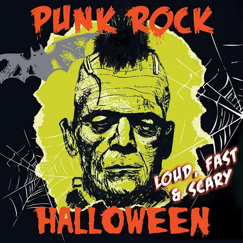 Various Artists - Punk Rock Halloween - Loud, Fast & Scary! vinyl record cover