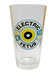 Teal 45 Label Pint Glass